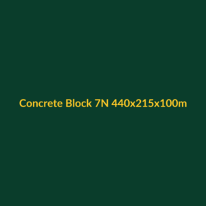 Concrete Block 7N 440x215x100mm